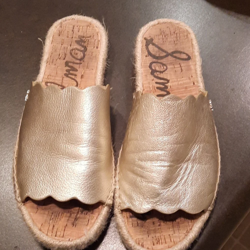Sam Edelman Gold Sandals